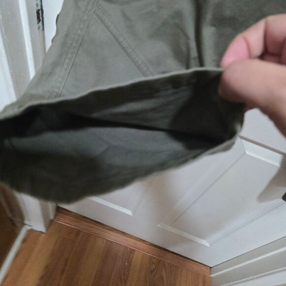 J.Crew Olive Green Belted Utility Cargo Pants Women’s 8 - Picture 8 of 12